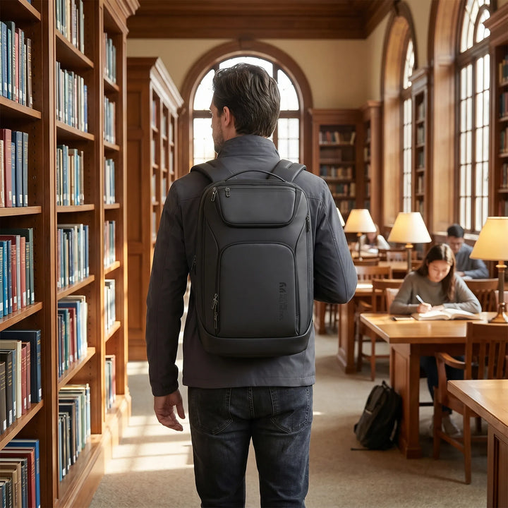 Waterproof Laptop Backpack With USB Charging - Travauxo