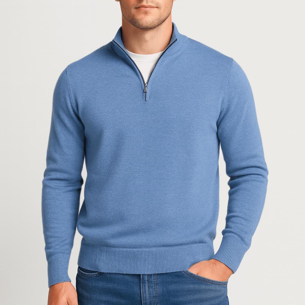 Men's Merino Wool V-Neck Sweater 13