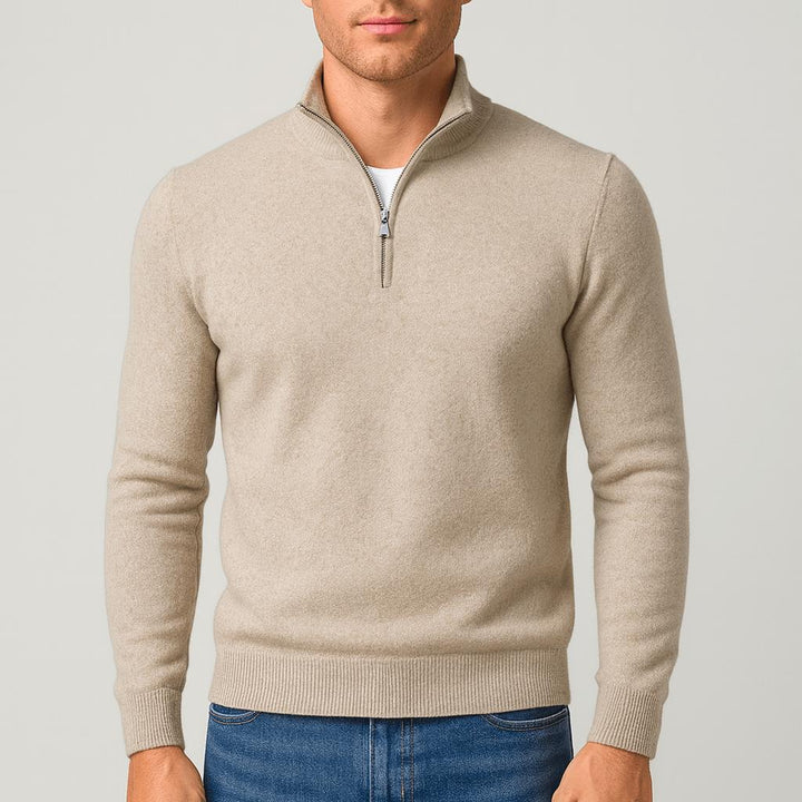 Men's Merino Wool V-Neck Sweater 9