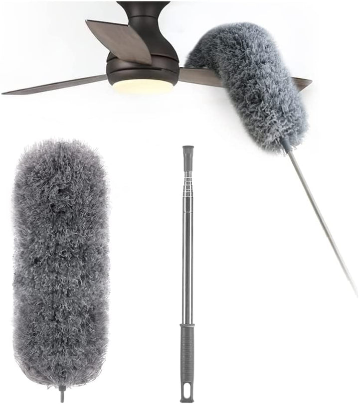 Extendable Microfiber Duster | Extra Long Reach | Flexible Head | Washable 4