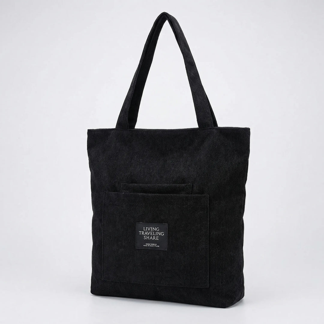 Textured Ribbed Tote Bag - Lumara