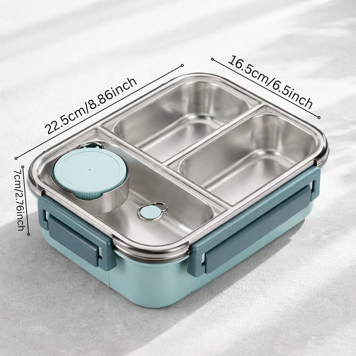 Insulated Food Thermos | Stainless Steel Compartments | Leakproof Lid 11