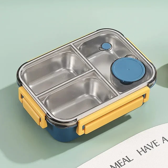 Insulated Food Thermos | Stainless Steel Compartments | Leakproof Lid 13