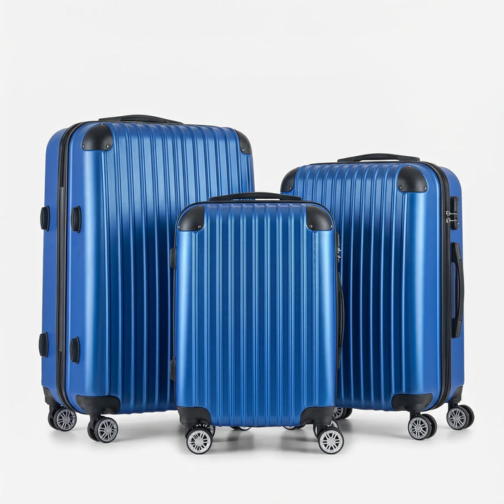 3-Piece hard-shell Spinner Suitcase Set - Voyagrex