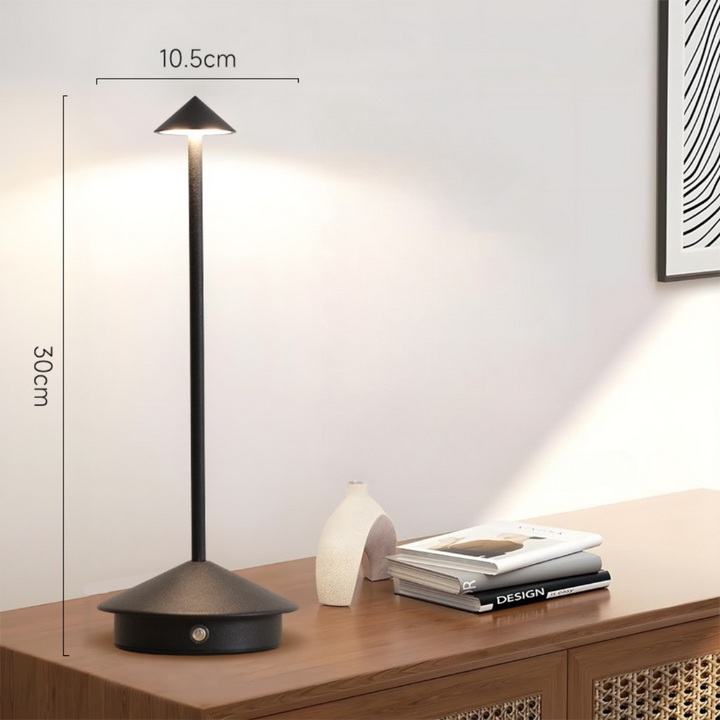 Cordless Table Lamp with Touch Dimmer and USB Charging 10