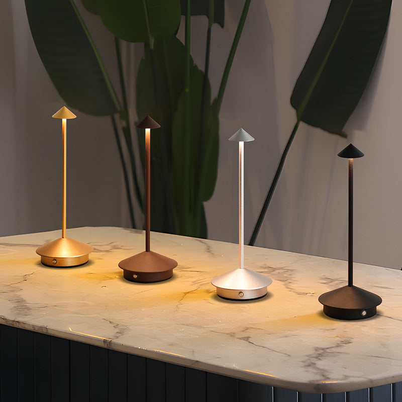 Cordless Table Lamp with Touch Dimmer and USB Charging 2