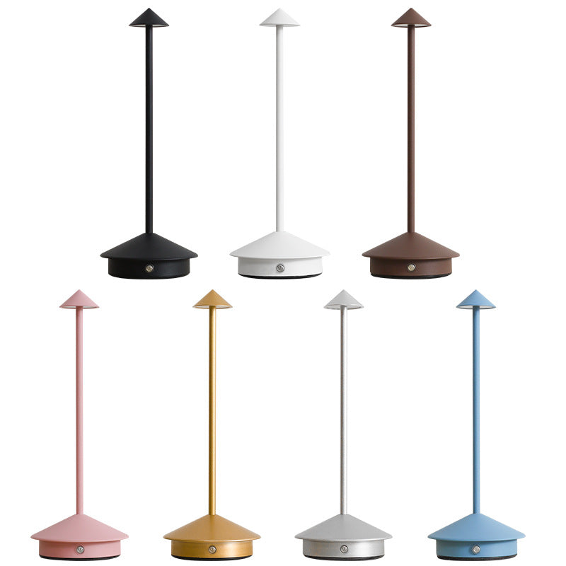 Cordless Table Lamp with Touch Dimmer and USB Charging 4