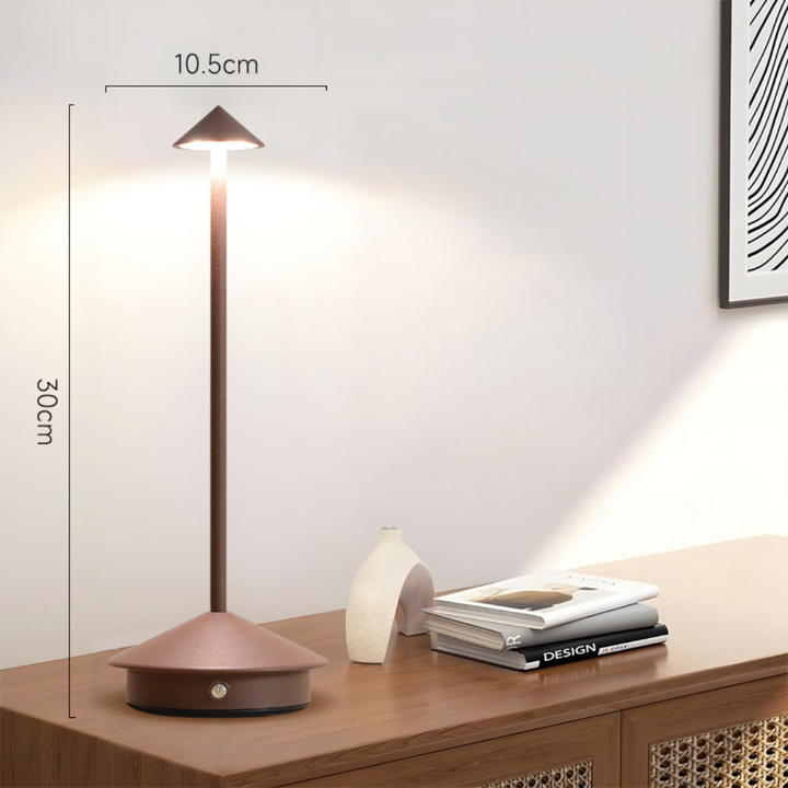 Cordless Table Lamp with Touch Dimmer and USB Charging 6