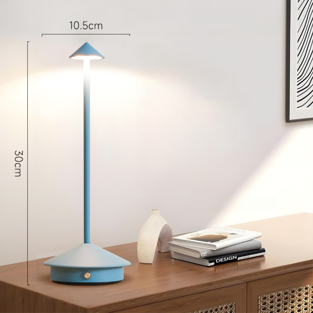 Cordless Table Lamp with Touch Dimmer and USB Charging 7