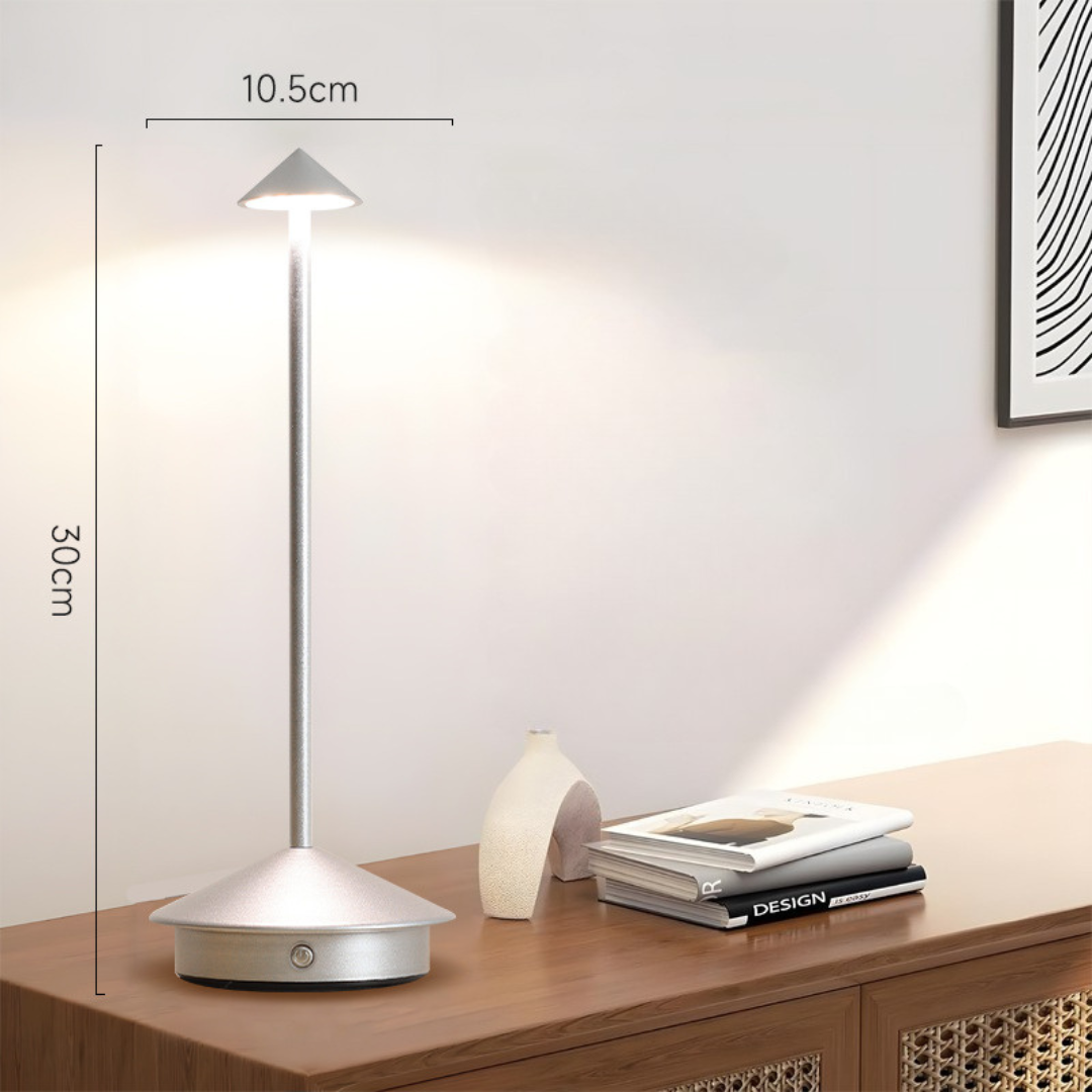 Cordless Table Lamp with Touch Dimmer and USB Charging 8