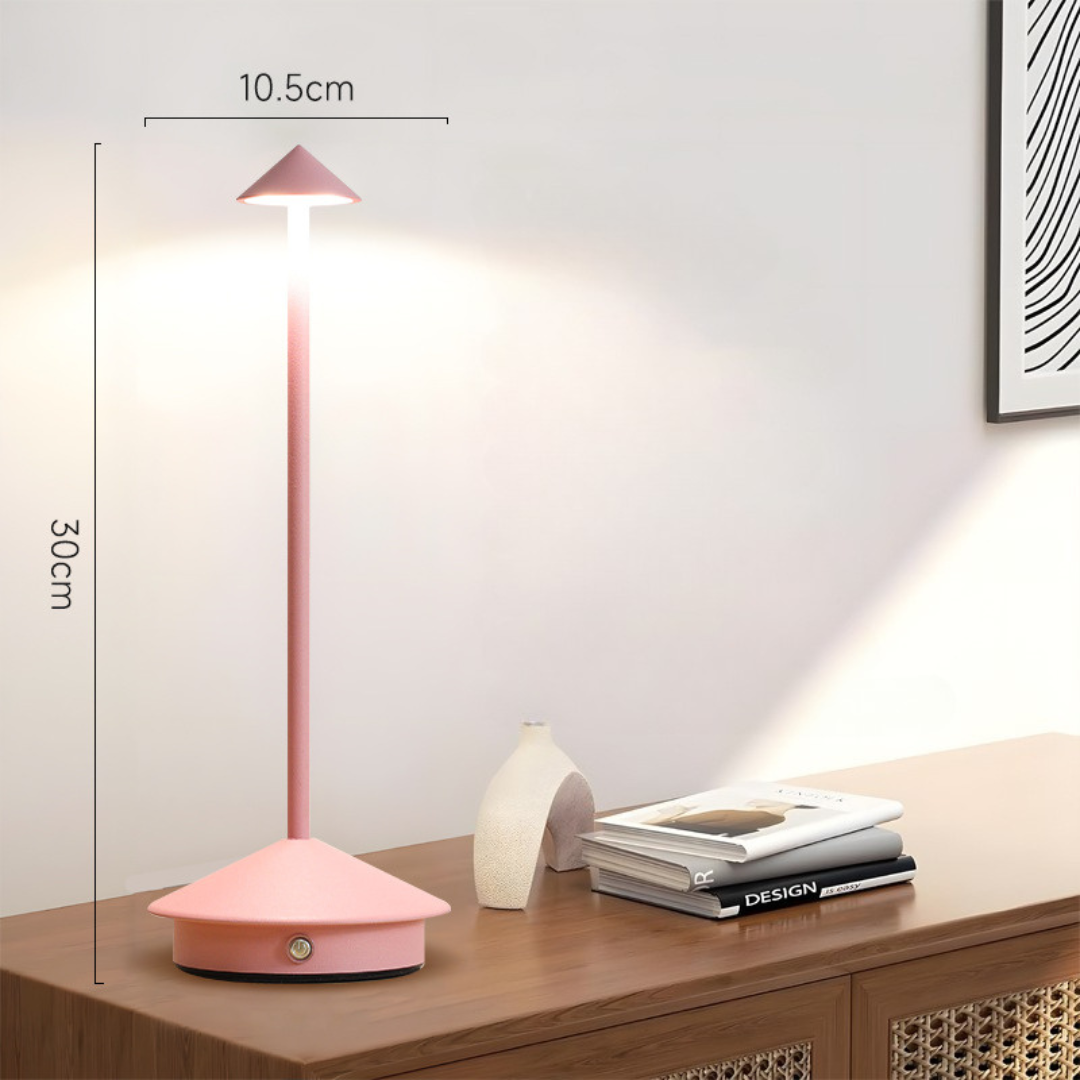 Cordless Table Lamp with Touch Dimmer and USB Charging 9