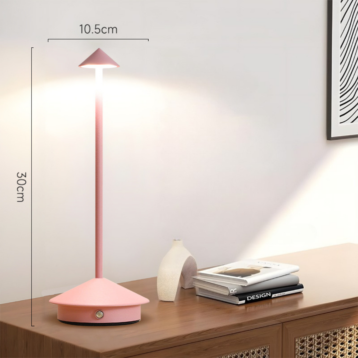 Cordless Table Lamp with Touch Dimmer and USB Charging 9