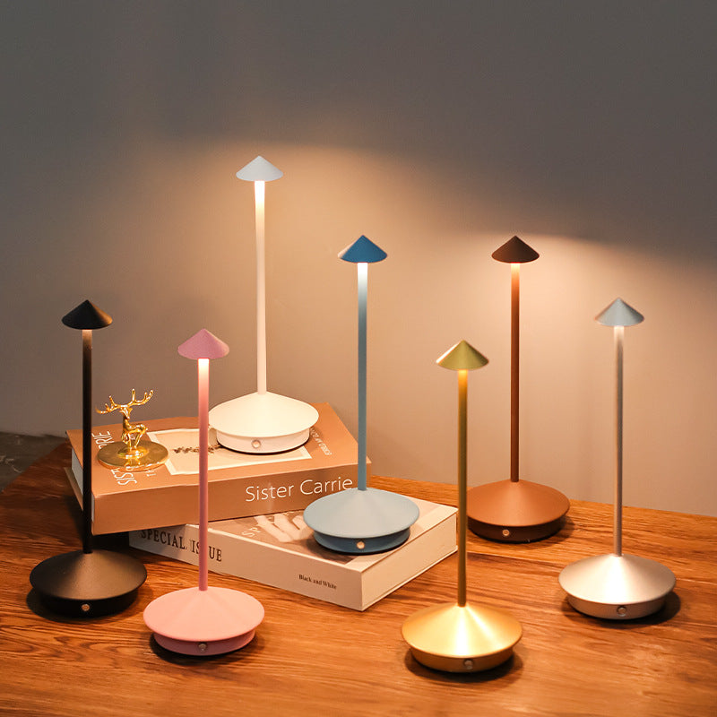 Cordless Table Lamp with Touch Dimmer and USB Charging 1
