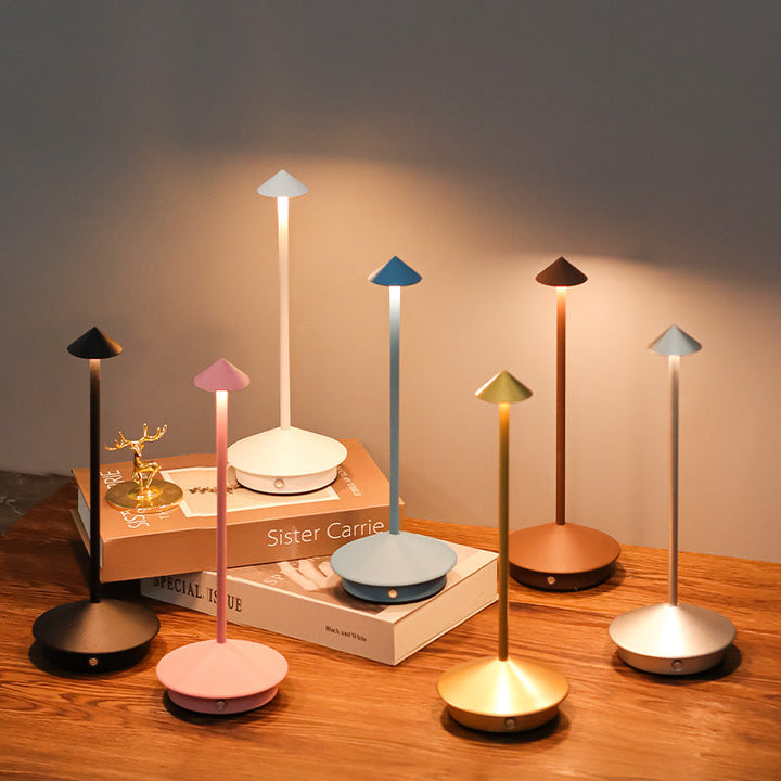 Cordless Table Lamp with Touch Dimmer and USB Charging 1