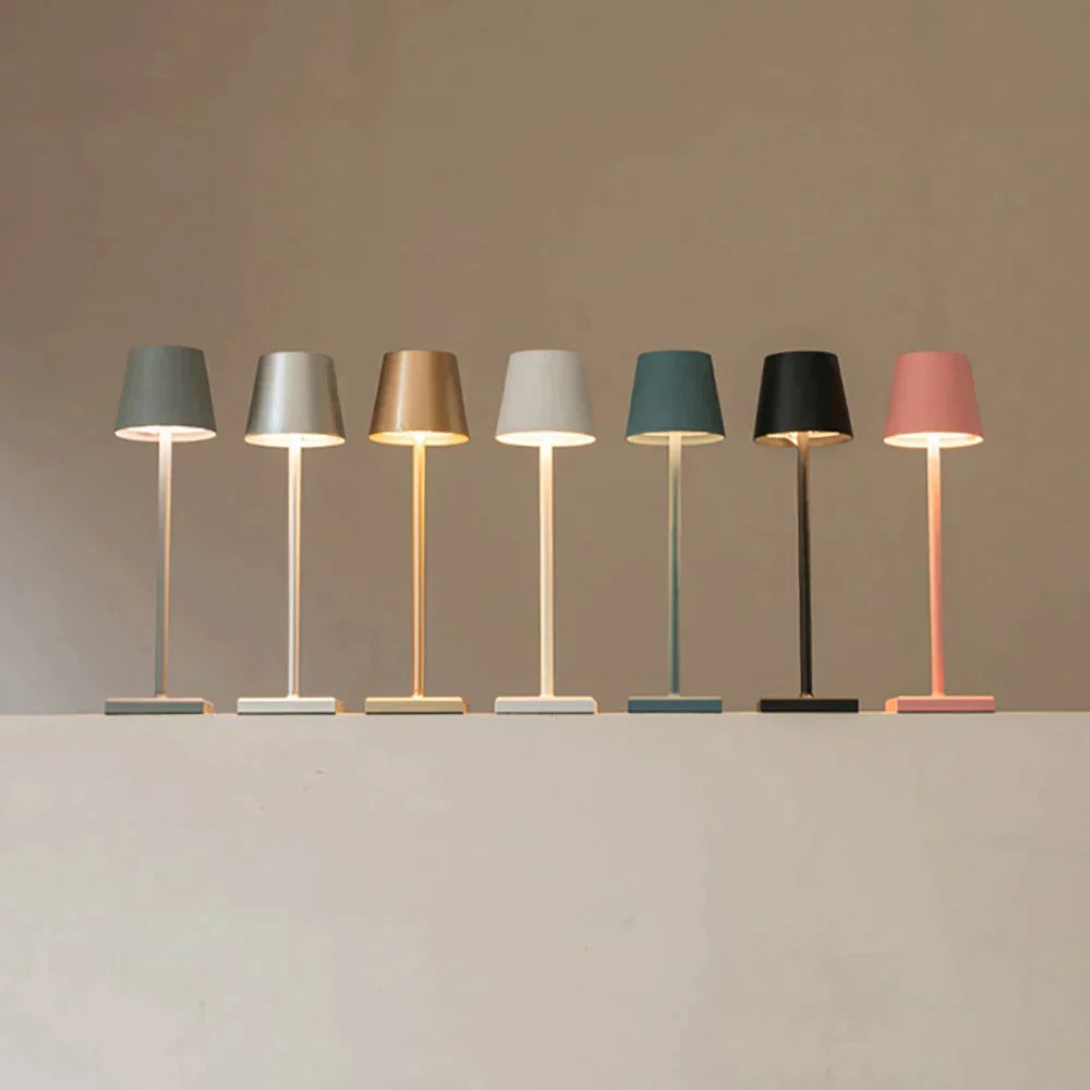 Cordless Table Lamp | Minimalist Design | Dimmable LED Light 8