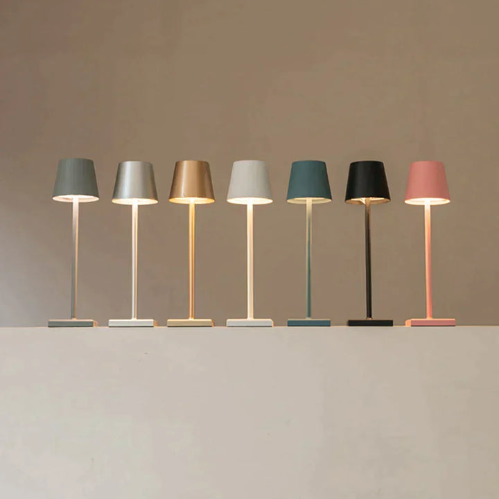 Cordless Table Lamp | Minimalist Design | Dimmable LED Light 8