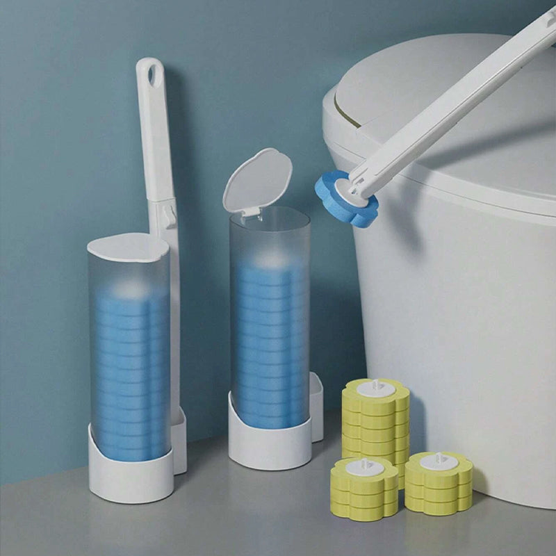 Disposable Toilet Brush | Antibacterial Hygienic Sponge Heads 11