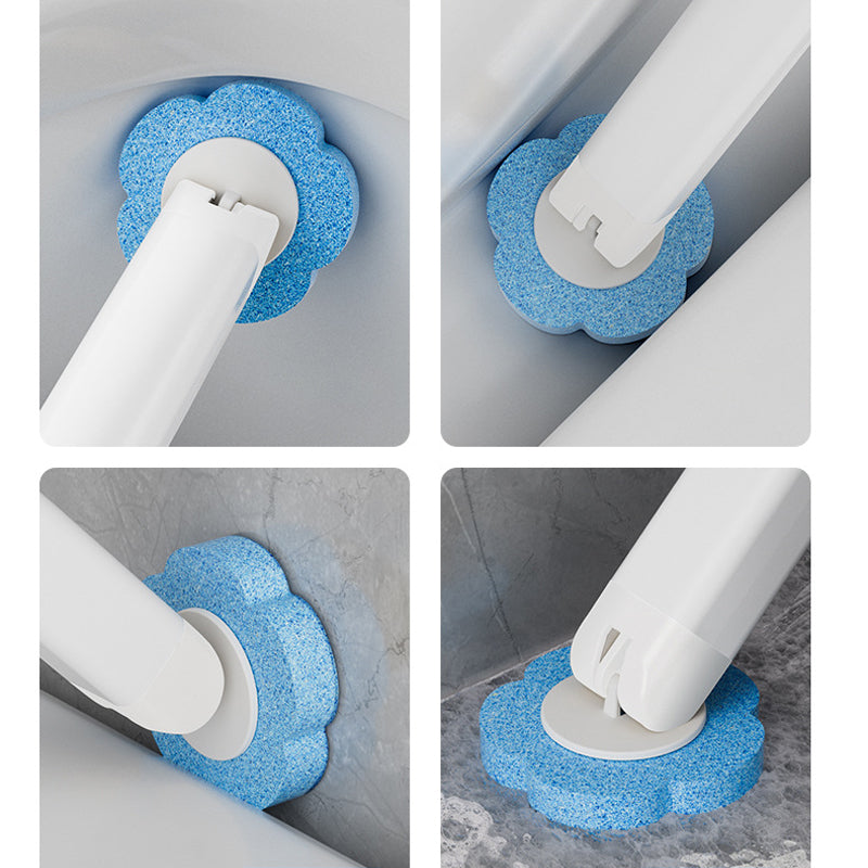 Disposable Toilet Brush | Antibacterial Hygienic Sponge Heads 12