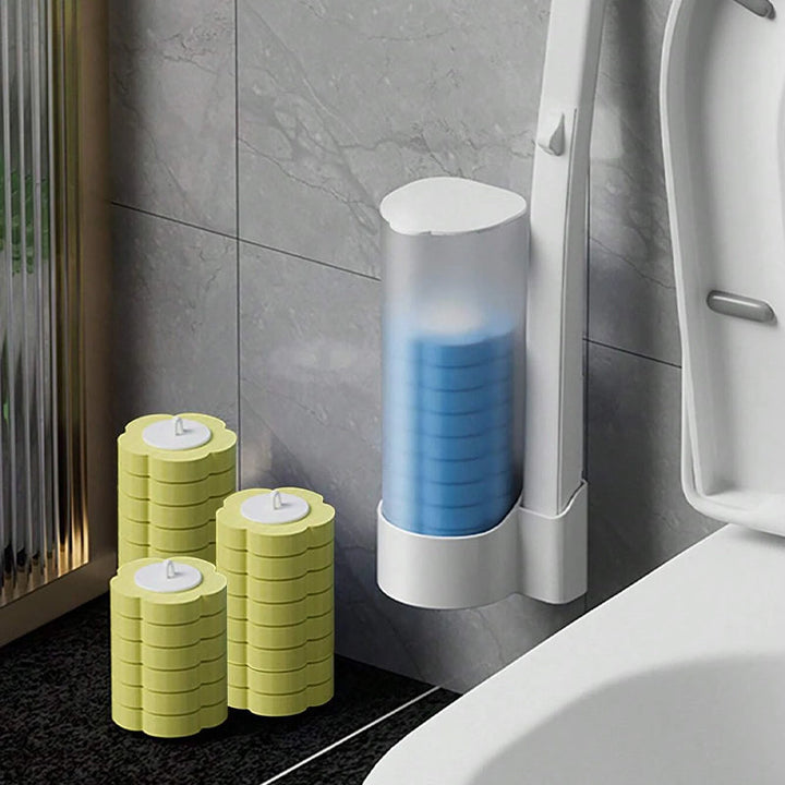 Disposable Toilet Brush | Antibacterial Hygienic Sponge Heads 14