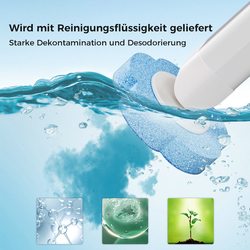 Disposable Toilet Brush | Antibacterial Hygienic Sponge Heads 4