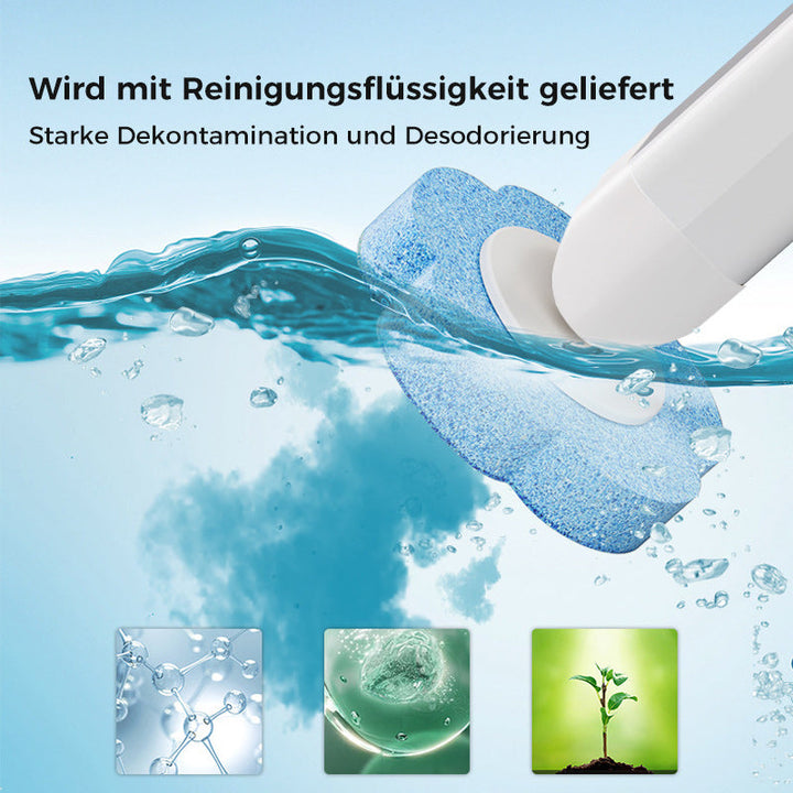 Disposable Toilet Brush | Antibacterial Hygienic Sponge Heads 4