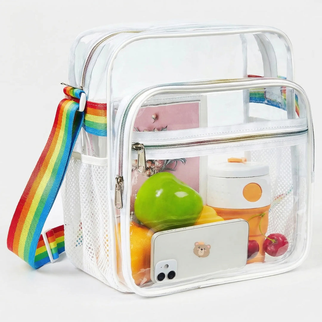 Transparent Crossbody Stadium Bag - Vistalite