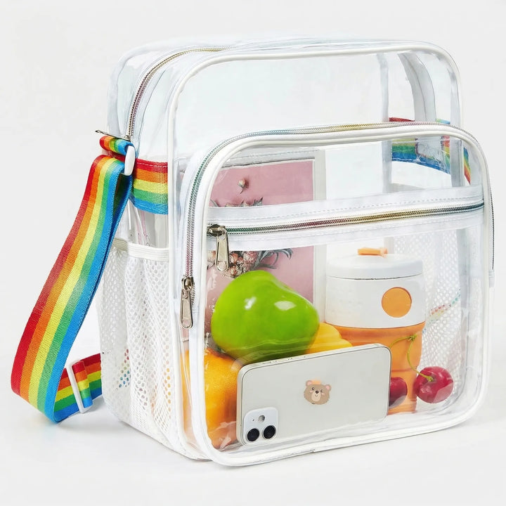 Transparent Crossbody Stadium Bag - Vistalite