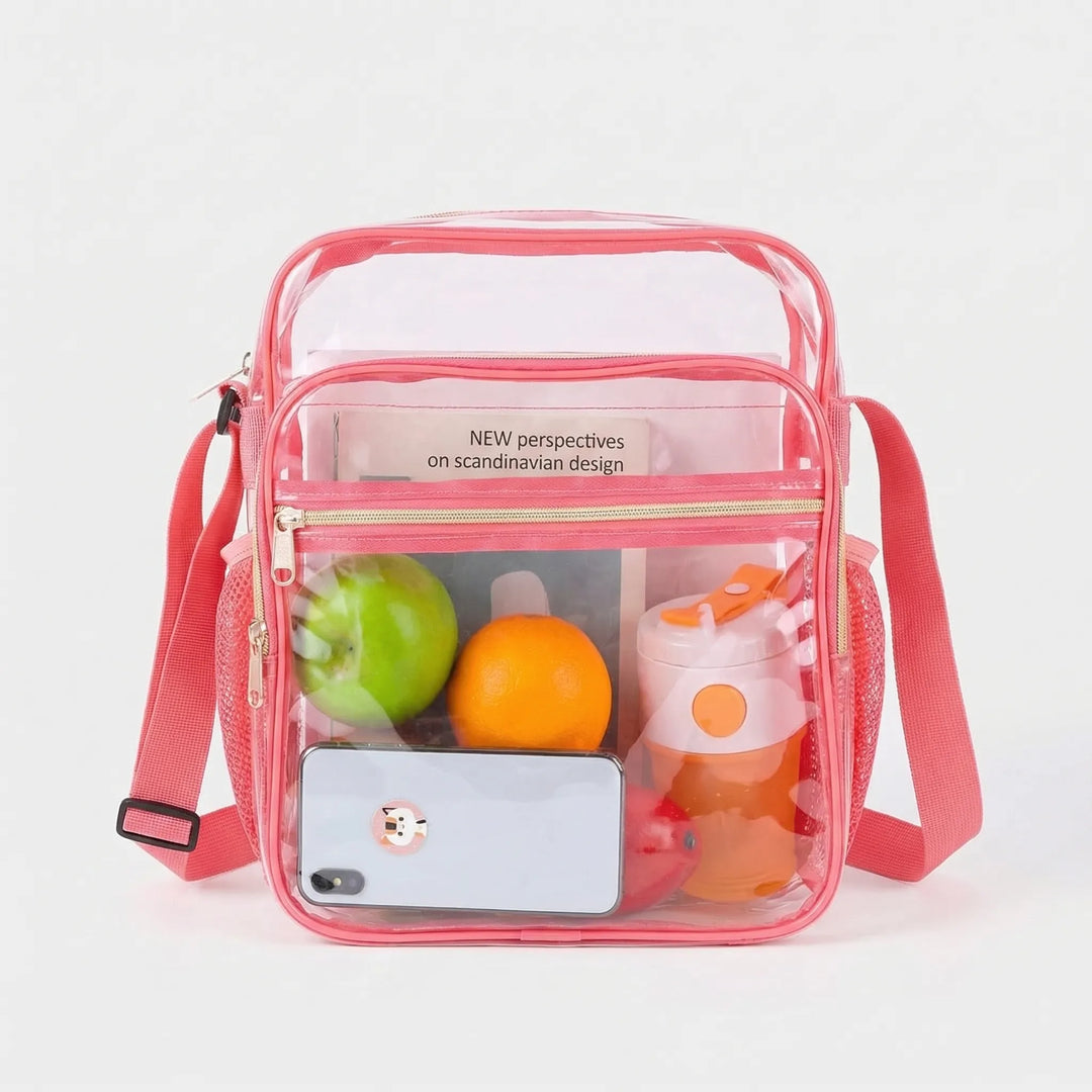 Transparent Crossbody Stadium Bag - Vistalite