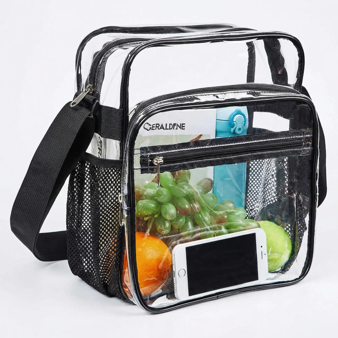Transparent Crossbody Stadium Bag - Vistalite