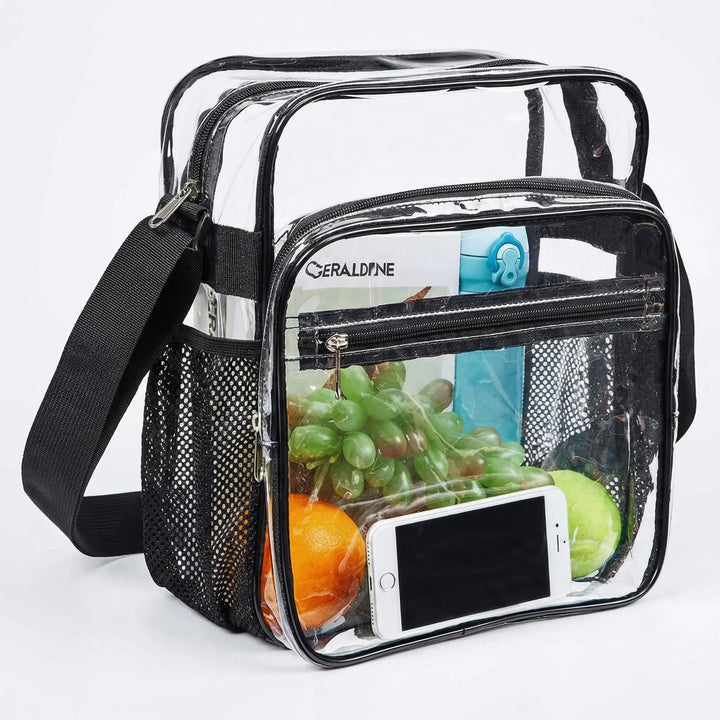 Transparent Crossbody Stadium Bag - Vistalite