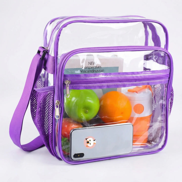 Transparent Crossbody Stadium Bag - Vistalite