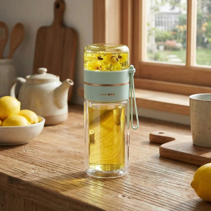 Travel Tea Infuser Bottle - BrewVista