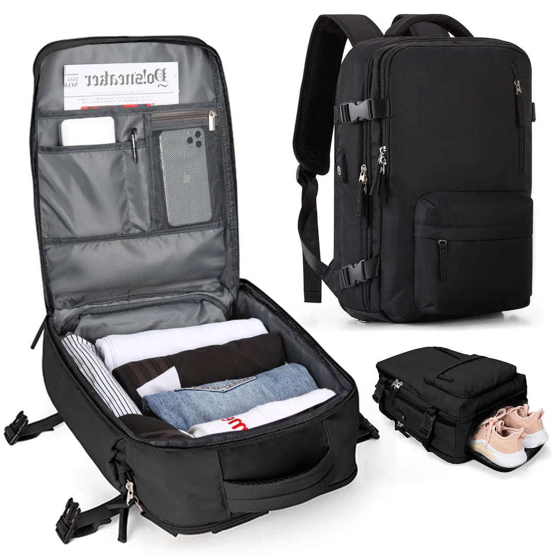 Multifunctional Women's Backpack 35L with USB Port 8