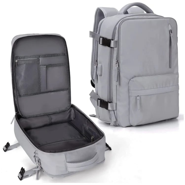Multifunctional Women's Backpack 35L with USB Port 10