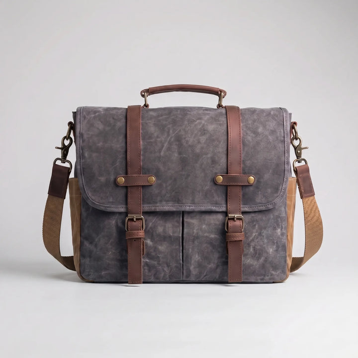 Structured Messenger Shoulder Satchel - Rovtcha