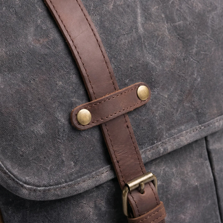 Structured Messenger Shoulder Satchel - Rovtcha
