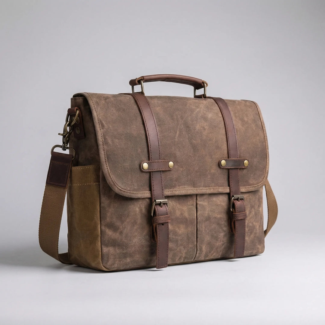 Structured Messenger Shoulder Satchel - Rovtcha