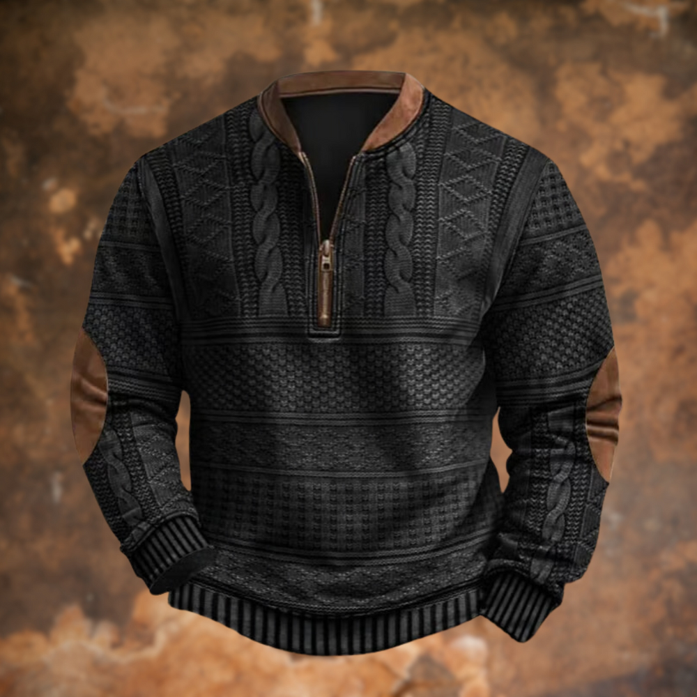 Men's Sweater | Practical Quarter-Zip & Warm Fit 2