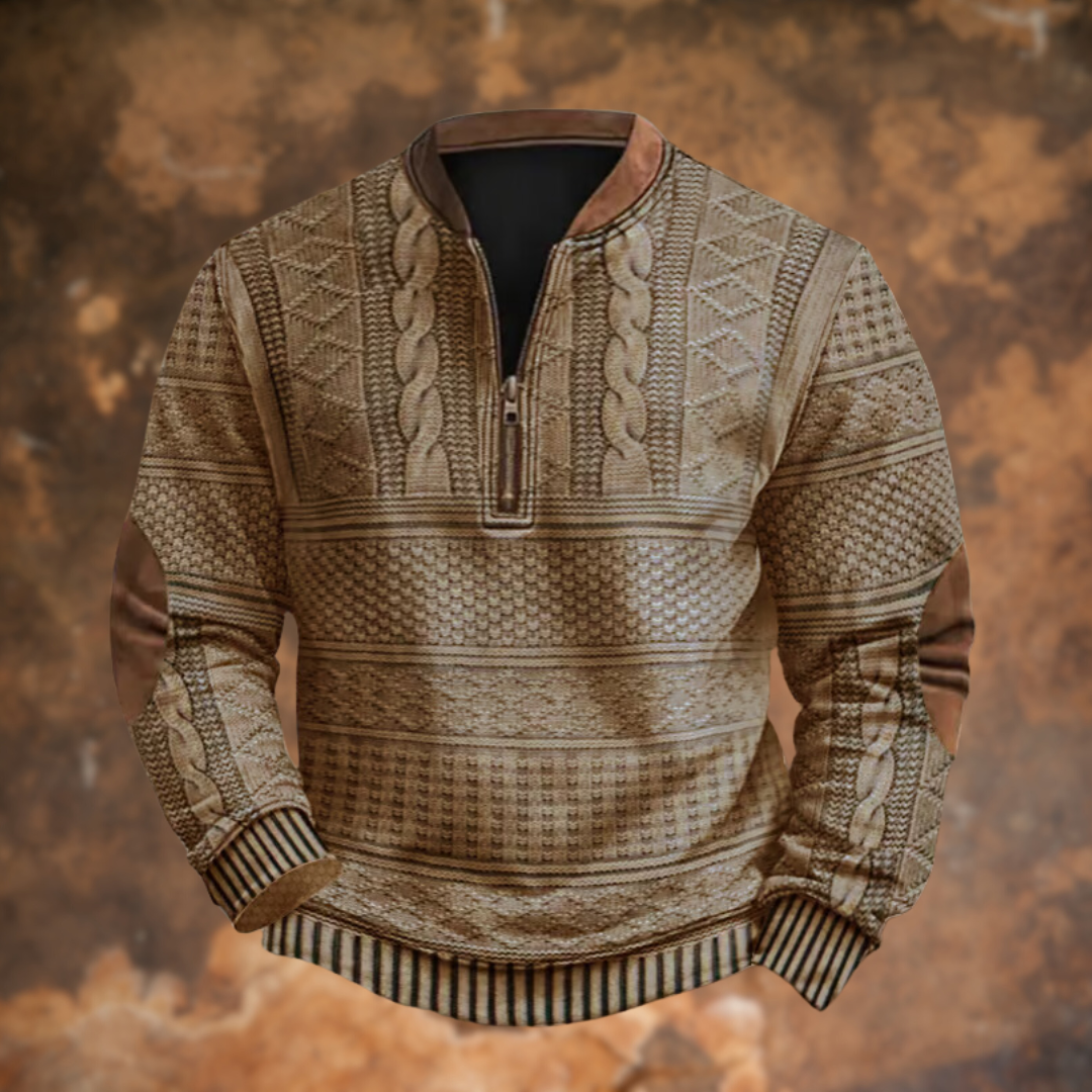 Men's Sweater | Practical Quarter-Zip & Warm Fit 3