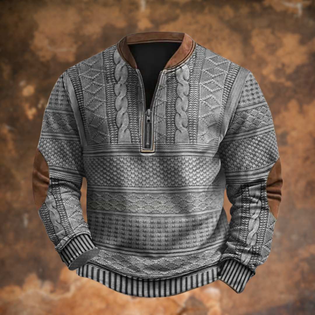 Men's Sweater | Practical Quarter-Zip & Warm Fit 5