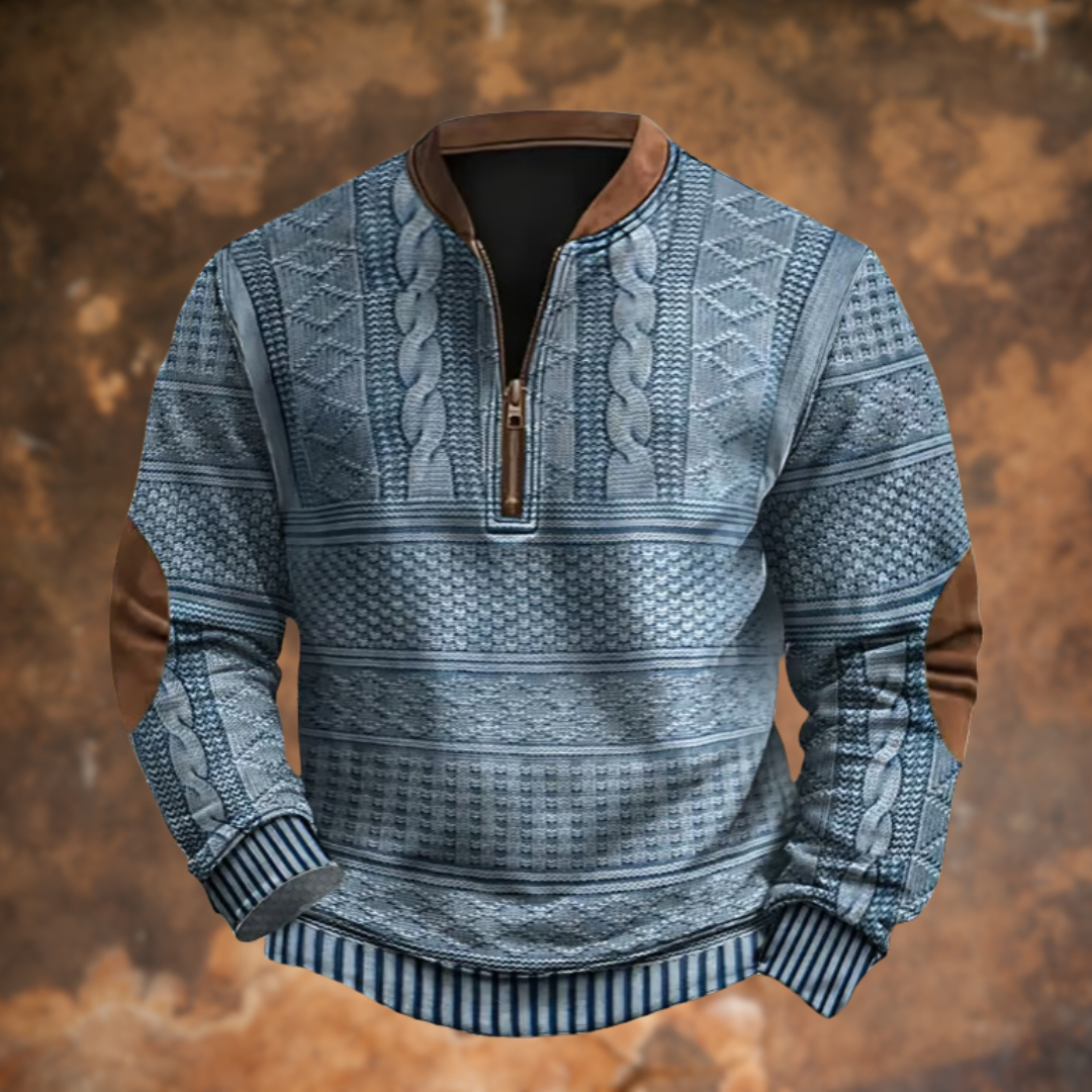 Men's Sweater | Practical Quarter-Zip & Warm Fit 1