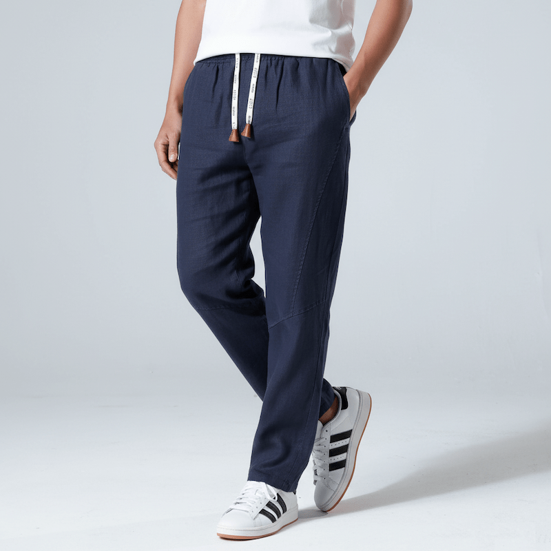 Japanese-Style Comfort Linen Pants 1