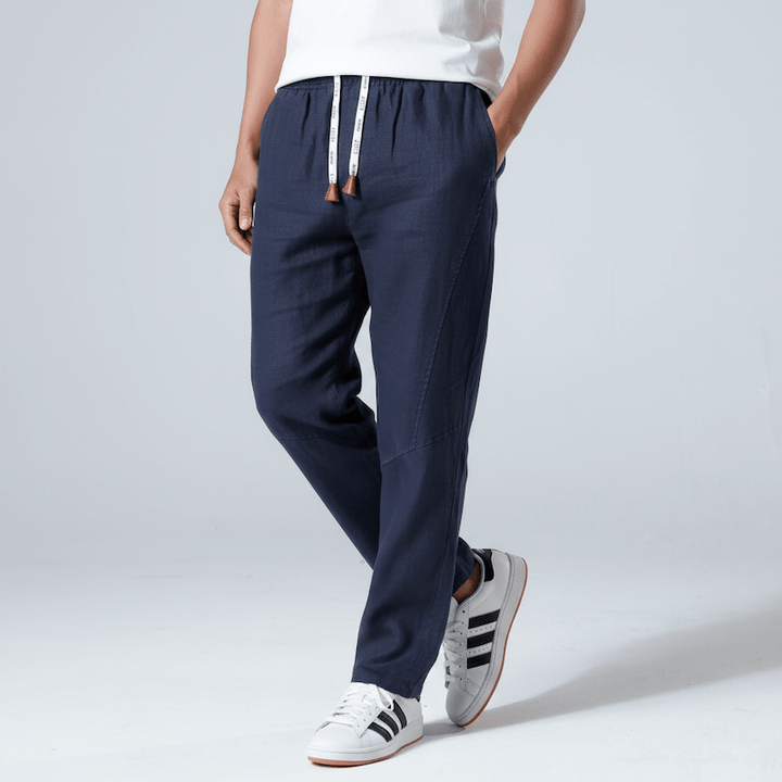 Japanese-Style Comfort Linen Pants 1
