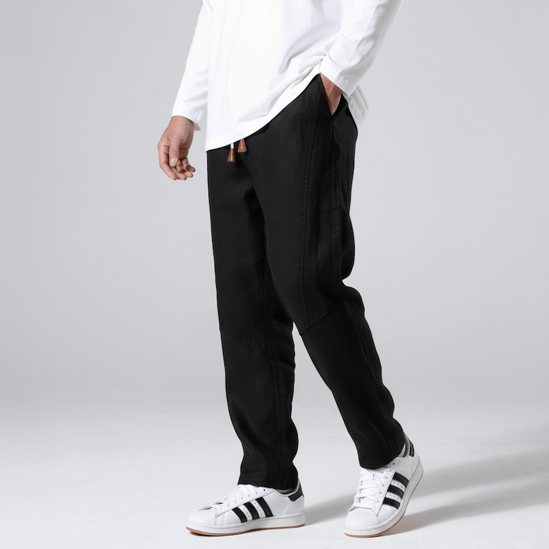 Japanese-Style Comfort Linen Pants 2