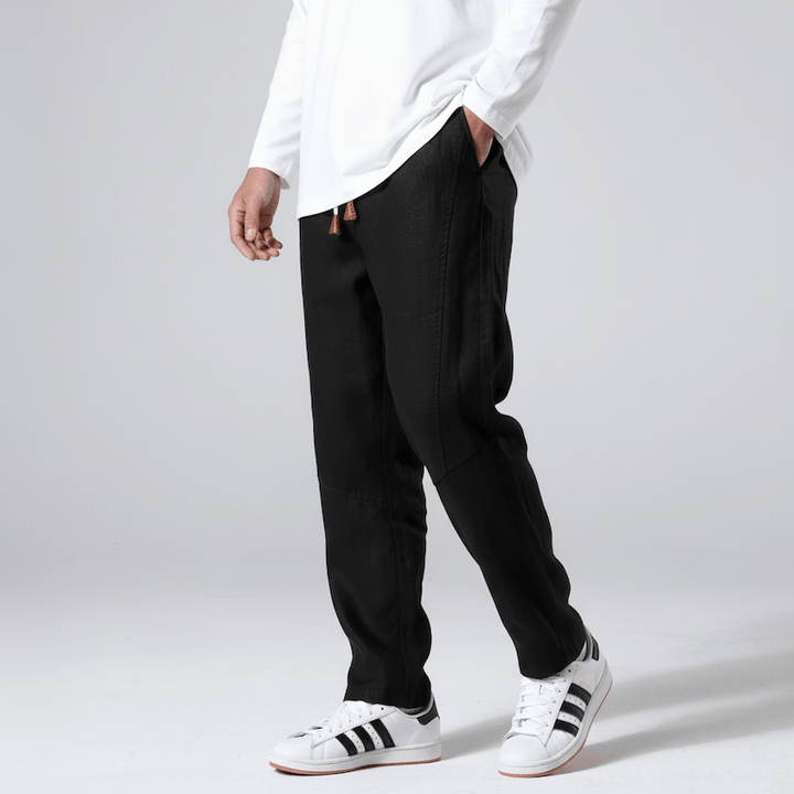 Japanese-Style Comfort Linen Pants 2