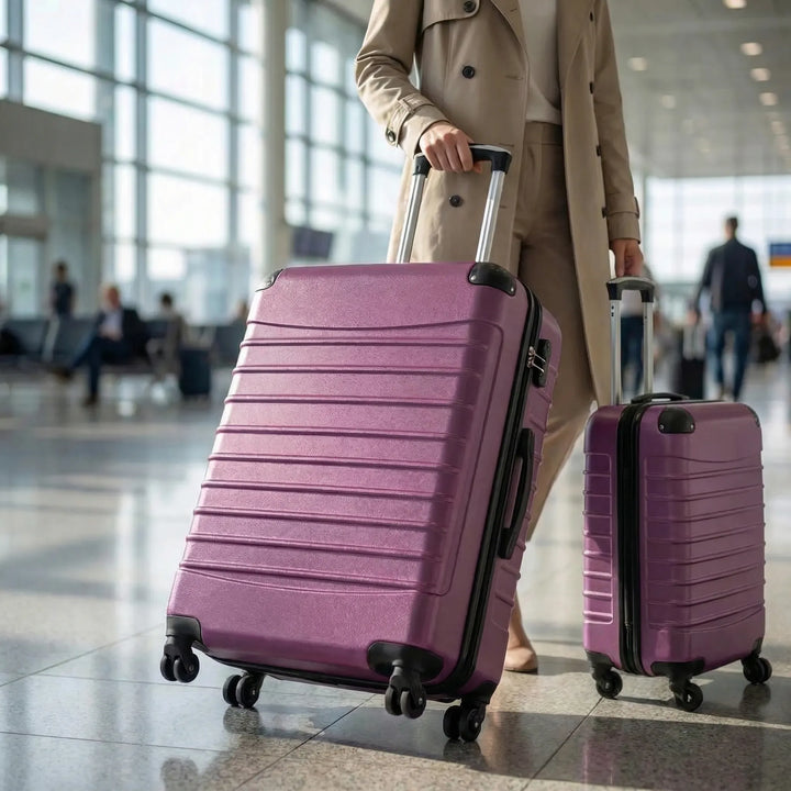 Two-Piece Hard Shell Luggage Set - Voyagera