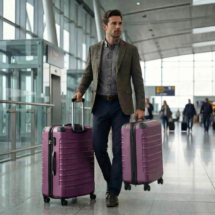 Two-Piece Hard Shell Luggage Set - Voyagera