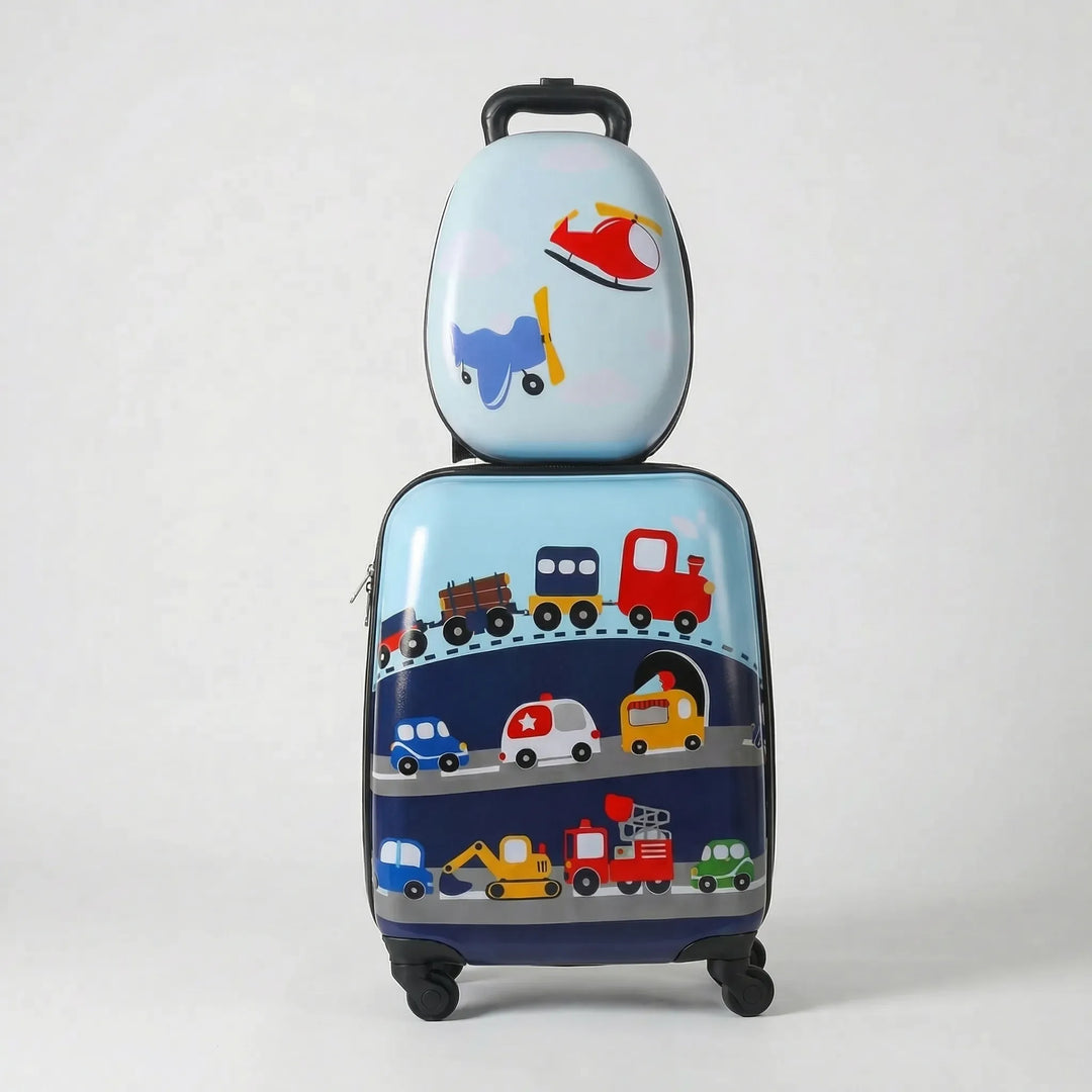 2-Piece kids Rolling Suitcase Backpack Set - Trovapack