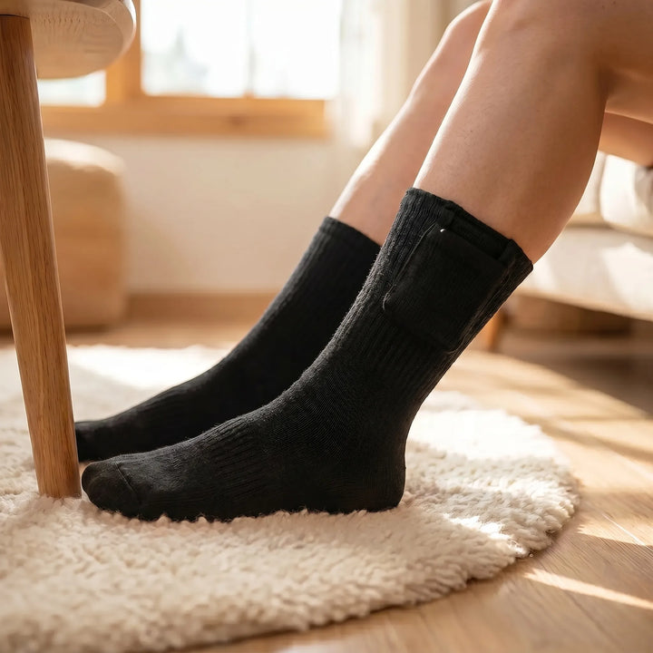 USB-Powered Electric Heating Socks - HeatSox