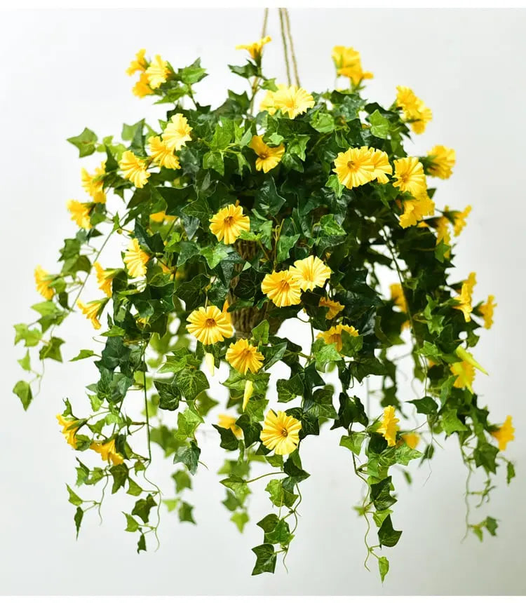 UV-Resistant Artificial Morning Glory Stem – Fade-Resistant, Low-Maintenance Faux Flowers 2